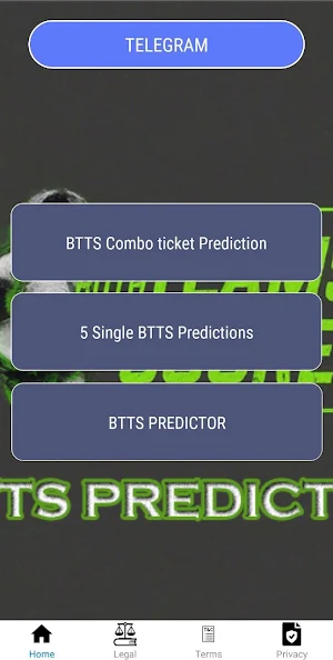 Btts predictor Screenshot 1