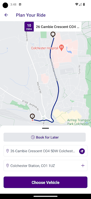 Colchester Taxi Screenshot 2
