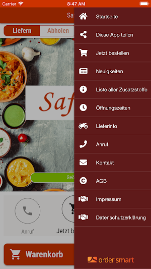 Safran Screenshot 1