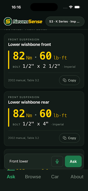 SevenSense Screenshot 2