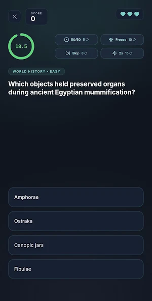 Rapid Fire Trivia Quiz Screenshot 1