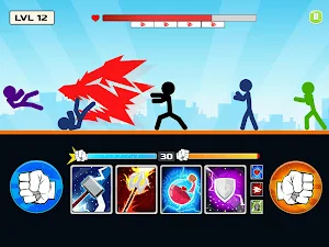 Stickman Fighter : Mega Brawl (stick fight game) Screenshot 3