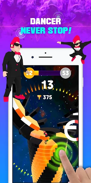 Dancer Never Stop : New style helix smash Screenshot 1
