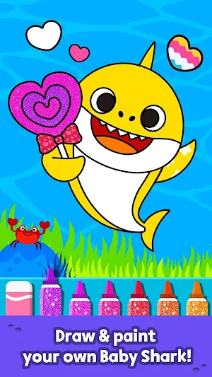 Pinkfong Baby Shark Coloring Book Screenshot 1