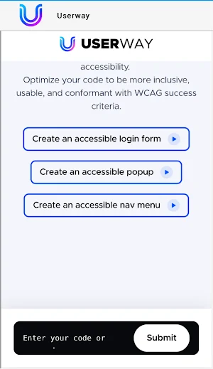 Userway: Coding Companion Screenshot 0