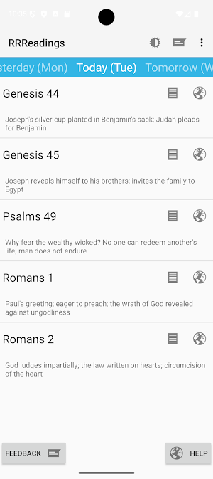 RRReadings Screenshot 3