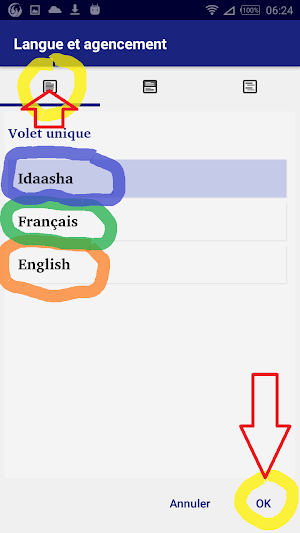 Idaasha avec français English Screenshot 2