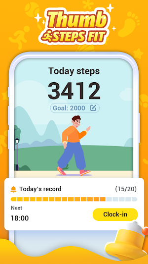 Thumb Steps Fit Screenshot 0
