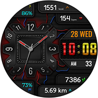 Hybrid AMIRATO WS43 Watch face