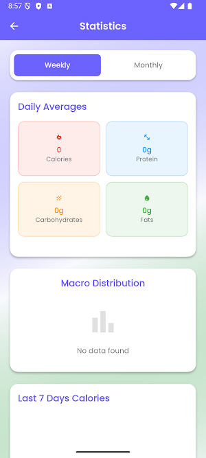 Calorapp Screenshot 3