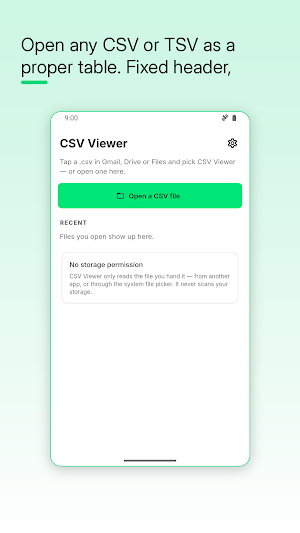 CSV Viewer Screenshot 1