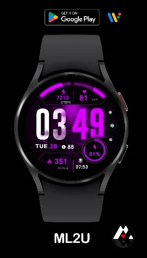 ML2U 174 Watch Face Screenshot 2