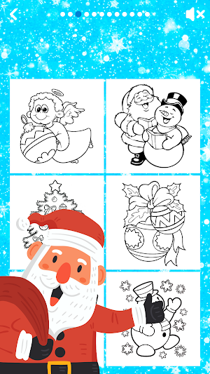 Christmas Color Game offline Screenshot 0