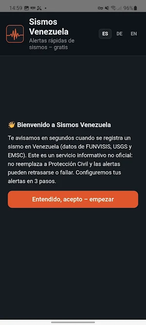 Sismos Venezuela Screenshot 0