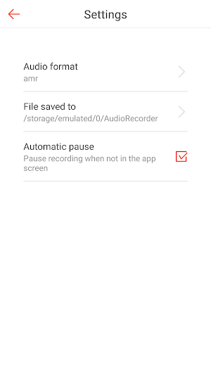 Audio Recorder (Voice Recorder, Sound Recorder) Screenshot 2