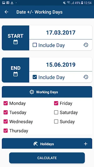Date & Age Calculator by Date of Birth Screenshot 0