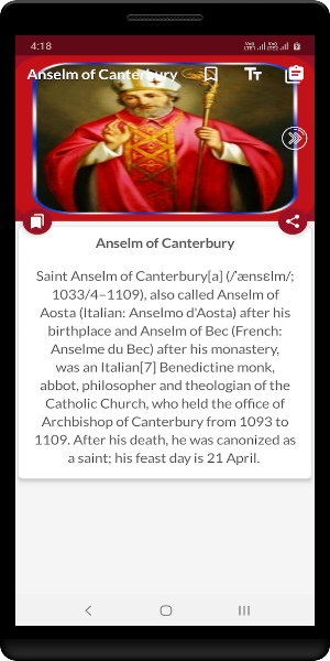 Works of the saint Anselm Screenshot 3