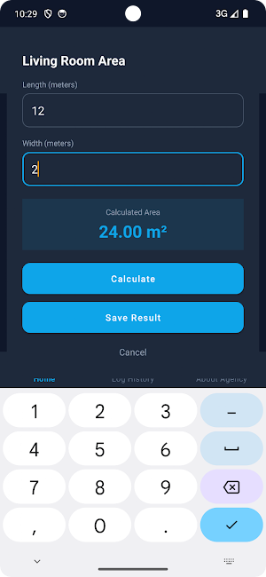Floor Space Gauge Screenshot 2