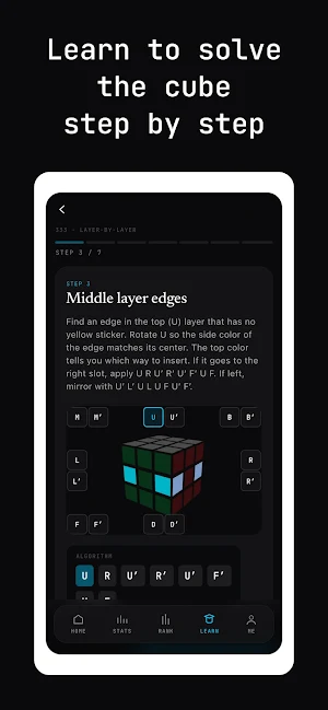 Cubist: Speedcube Timer 3x3 Screenshot 1