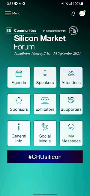 CRU Silicon Market Forum 2024 Screenshot 2