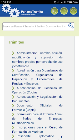 Panamá Tramita Screenshot 2