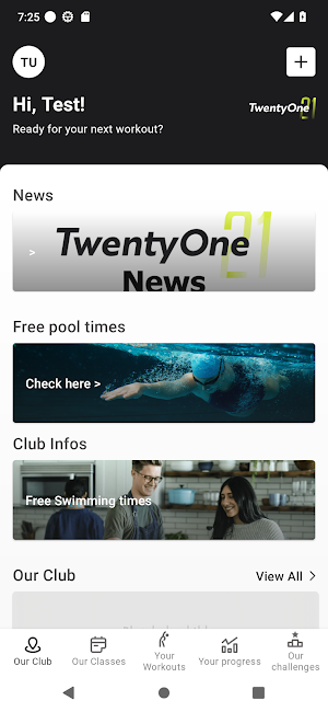 21 Fitness Screenshot 1