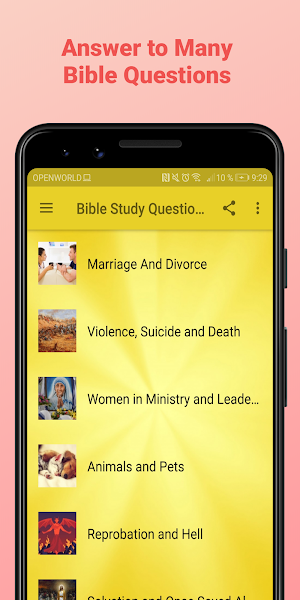 Bible Study Questions and Answers Screenshot 0