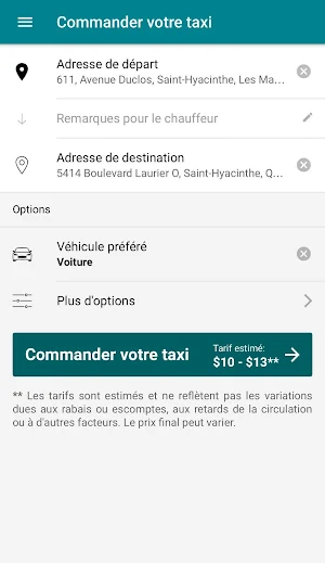 Taxi Windsor St-Hyacinthe Screenshot 3