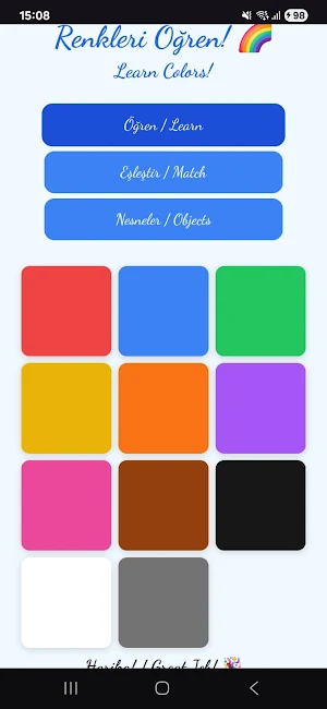Renkleri Öğren - Learn Colors Screenshot 0