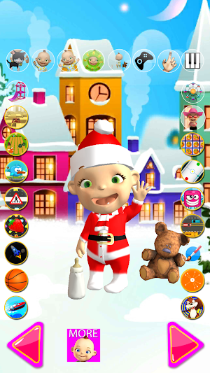 Talking Babsy Baby Xmas Games Screenshot 0