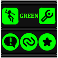 Green and Black Icon Pack Free