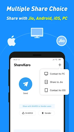 IndiaShare Lite: File Transfer Screenshot 1
