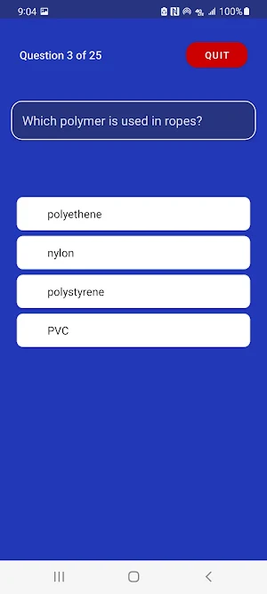 Chemistry Past Questions Screenshot 1