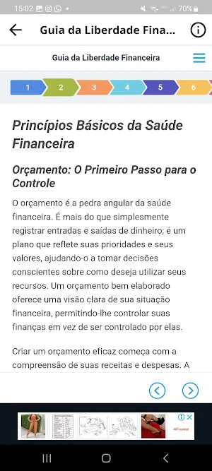 Guia da Liberdade Financeira Screenshot 2