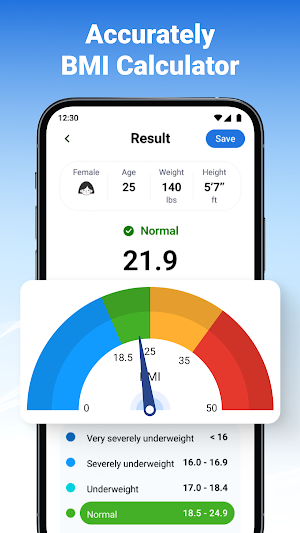 BMI Calculator - Ideal Weight Screenshot 0