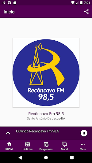 Recôncavo Fm 98.5 Screenshot 0