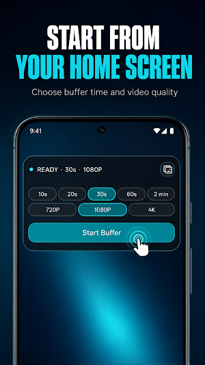BG Video Recorder: Pre Record Screenshot 1