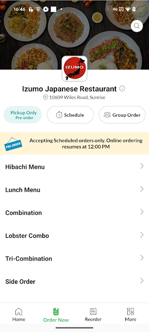 Izumo Japanese Restaurant Screenshot 1