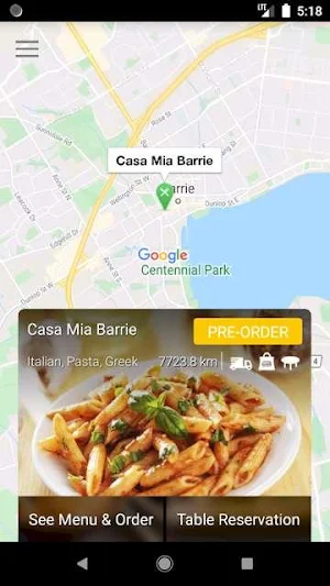 Casa Mia Restaurant Screenshot 1