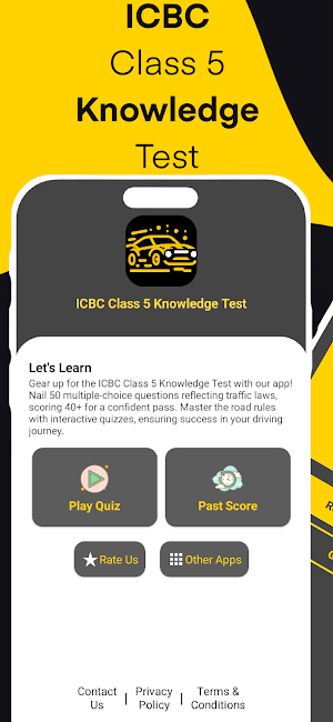 ICBC Class 5 Practice Test Screenshot 0