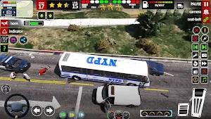 US Police Bus Games 3D Screenshot 1