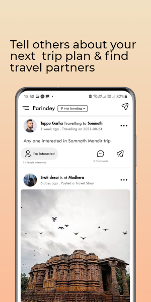 Parindey - Find a Travel Partner & Plan Your Trip Screenshot 1