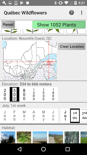 Québec Wildflowers Screenshot 1