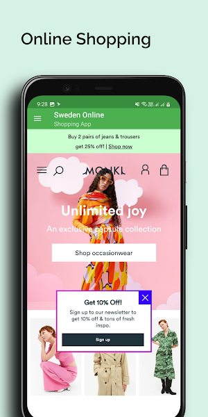Sweden Online Shopping App Screenshot 3