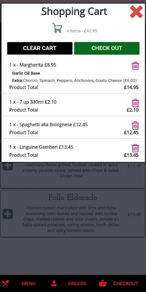 Riccas Restaurant Screenshot 0