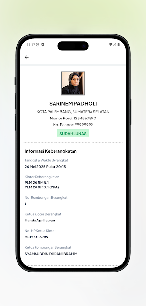Info Haji: Cek Nomor Porsi Screenshot 2