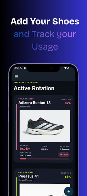 Runventory - Your Shoe Tracker Screenshot 0
