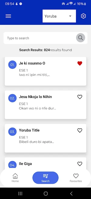 Encyclopedia of Gospel Songs Screenshot 1