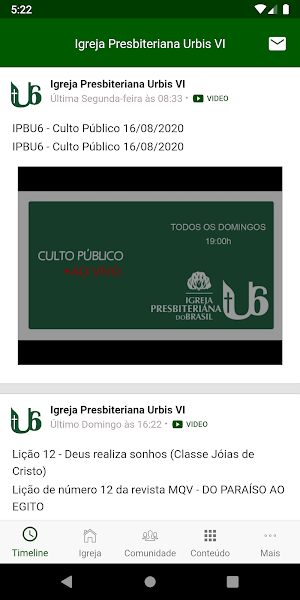 Igreja Presbiteriana Urbis VI Screenshot 1