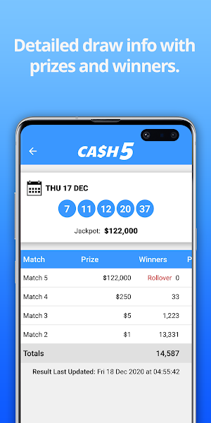 North Carolina Lottery Numbers Screenshot 1